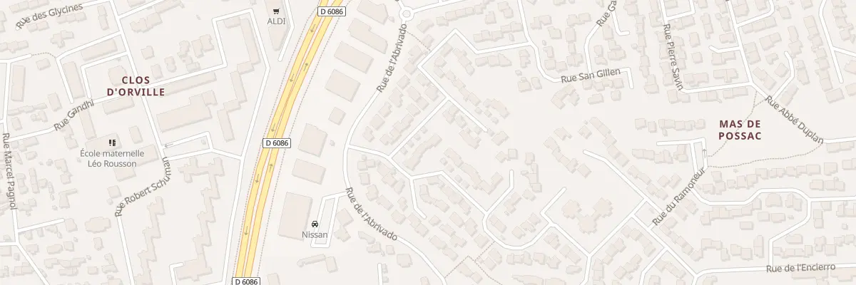Plan du 12 Rue du Toril à Nîmes