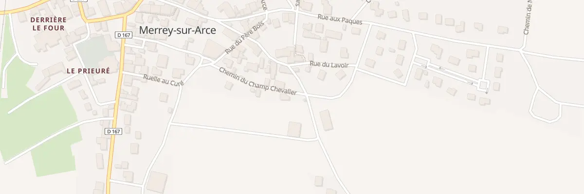 Plan du 8 Rue Champ Chevalier à Merrey-sur-Arce