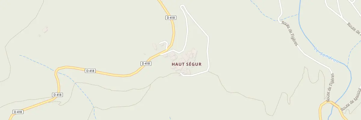 Plan du 5267 Haut Segure et Garel à Saint-Andéol-de-Vals