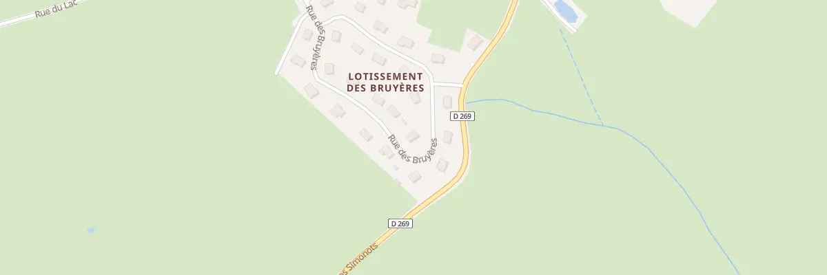 Plan du 21 Lotissement des Bruyeres aux Bizots