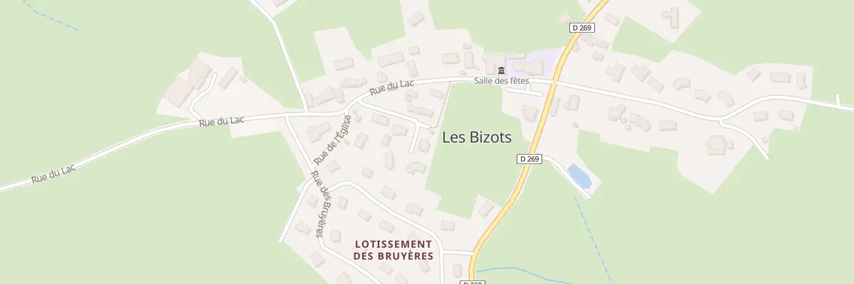 Plan du 99 All des Lilas aux Bizots