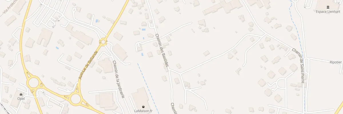 Plan du 23 Che des Bastides à Aubenas
