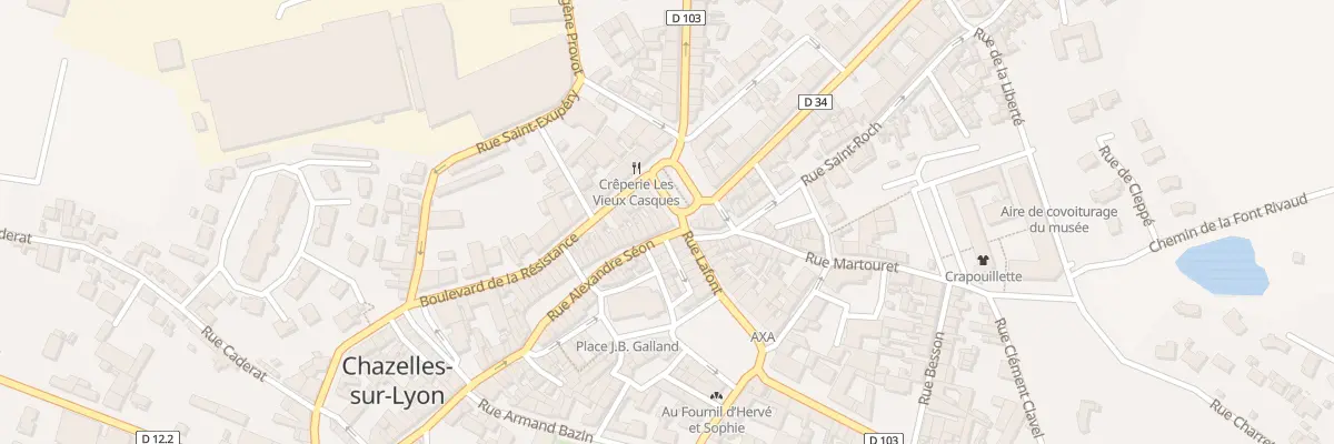 Plan du 14 Car Saint Roch à Chazelles-sur-Lyon