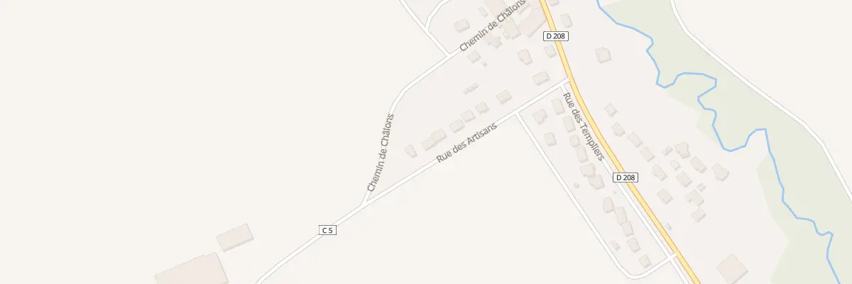 Plan du 12 Rue des Artisans à La Neuville-au-Temple