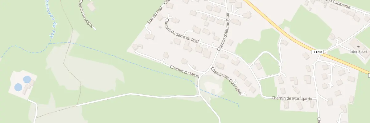 Plan du 250 Che d’Allume Pipe à Saint-Agrève