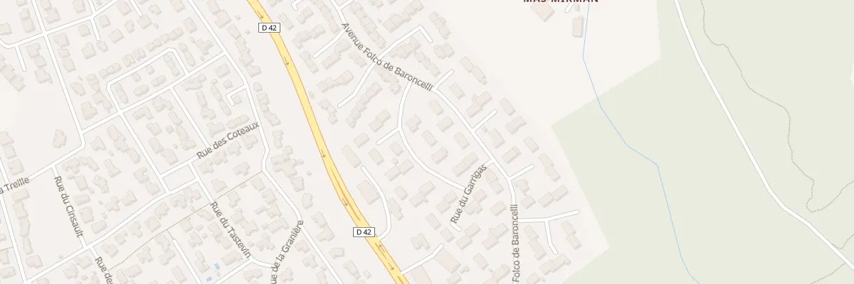 Plan du 6 Rue des Arbousiers à Caissargues
