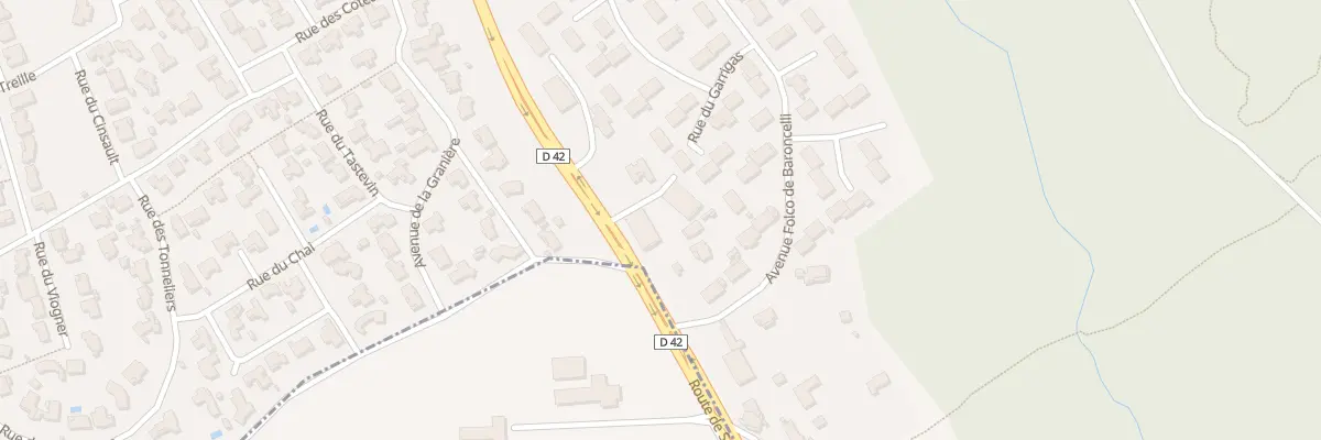 Plan du 545 Rte de St Gilles à Caissargues