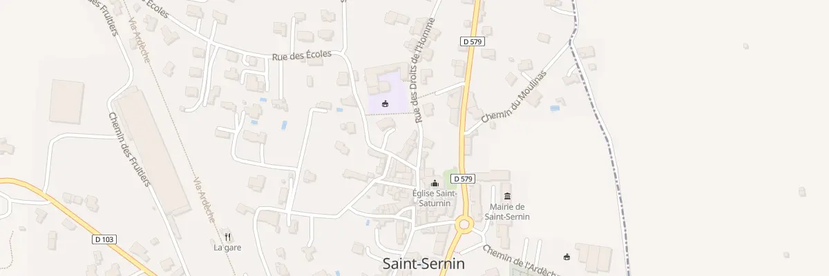 Plan du 82 Rue Rue des Droits de l’Homme à Saint-Sernin