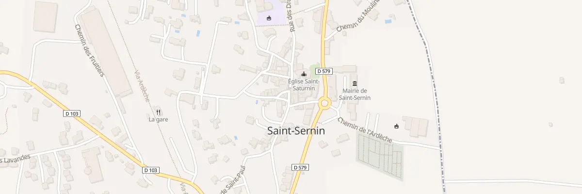 Plan du 1 Rue Rue du Bariol à Saint-Sernin