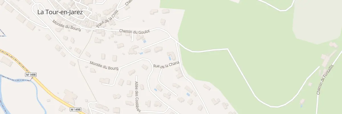 Plan du 2 Rue de la Chana à La Tour-en-Jarez