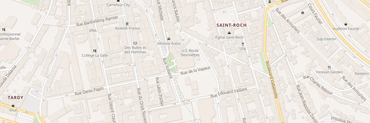 Plan du 29 Rue Voltaire à Saint-Étienne
