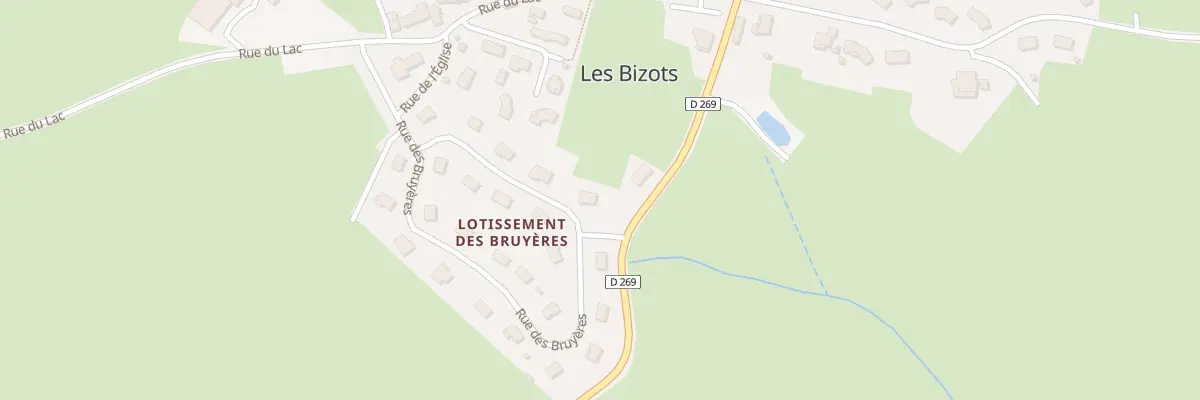 Plan du 5 Lotissement des Bruyeres aux Bizots