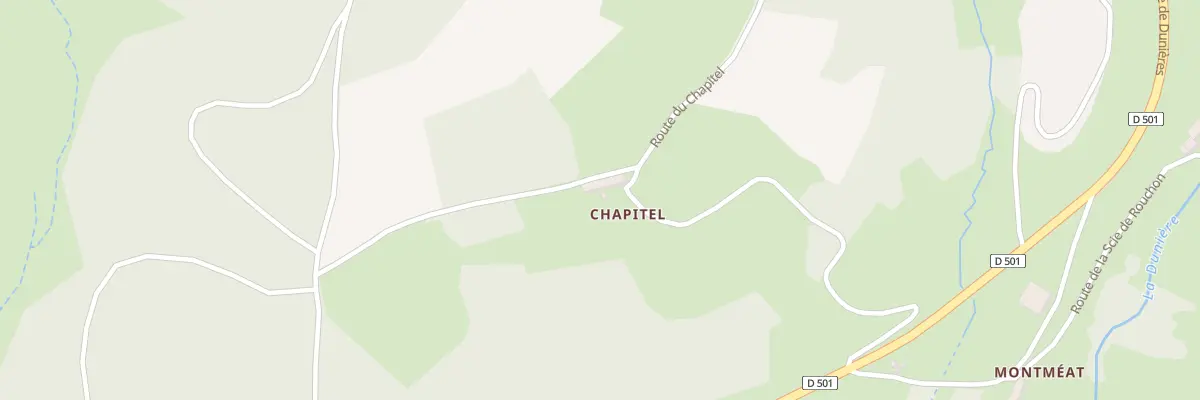 Plan du 5431 Chapitel à Riotord
