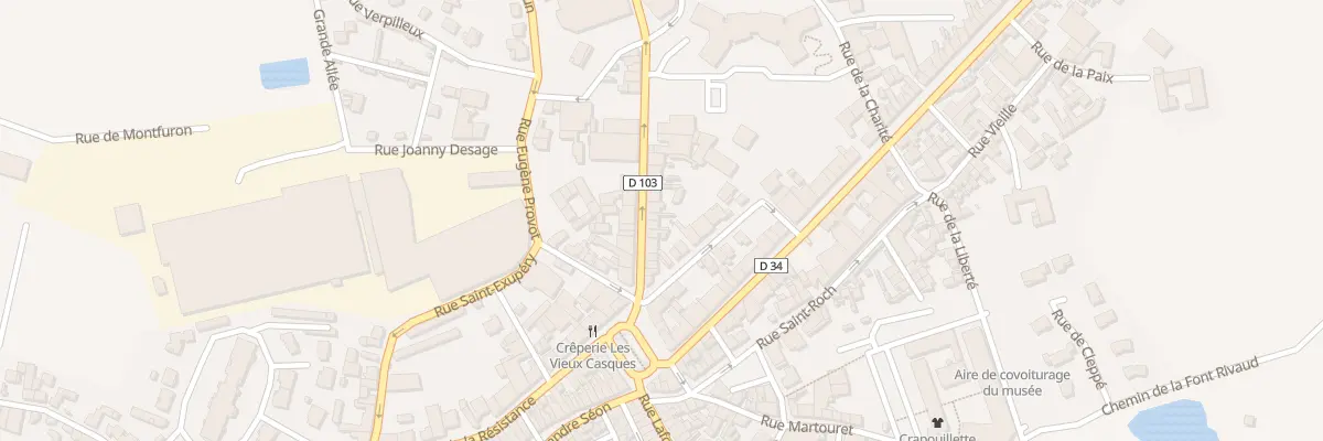 Plan du 24 Rue Claude Protière à Chazelles-sur-Lyon