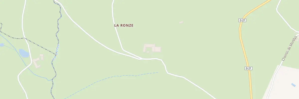 Plan du 5299 La Ronze à Villechenève