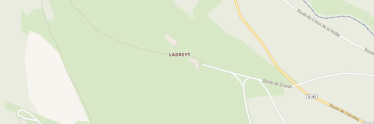 Plan du 5112 Ladrey à Saint-Julien-Molhesabate