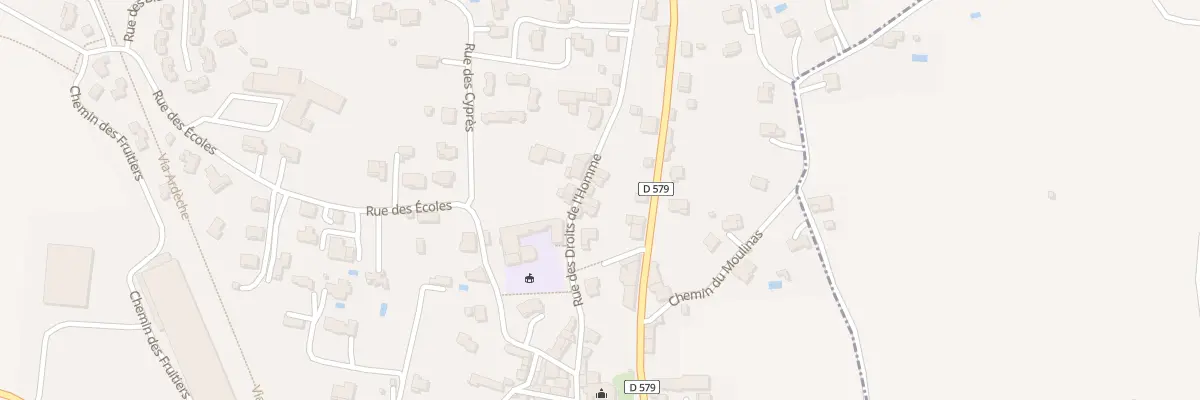 Plan du 57 Rue Rue des Droits de l’Homme à Saint-Sernin