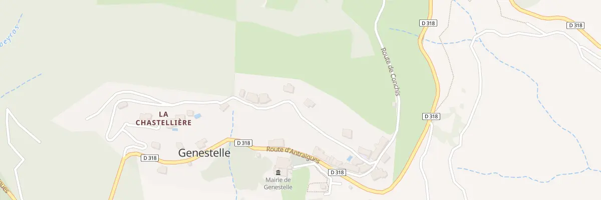 Plan du 5316 Le Village à Genestelle