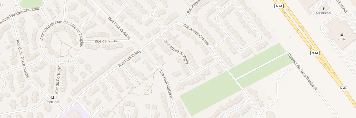 Plan du 12 Rue Alfred de Vigny à Châlons-en-Champagne