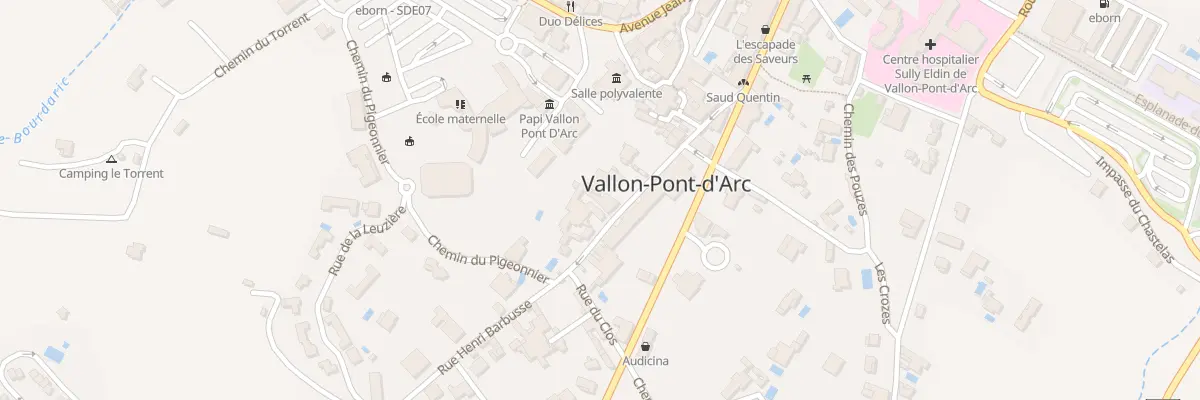 Plan du 5266 Le Village à Vallon-Pont-d’Arc