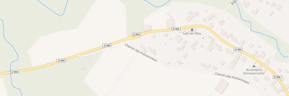 Plan du 3 Che des Poinsonniers à Vadenay