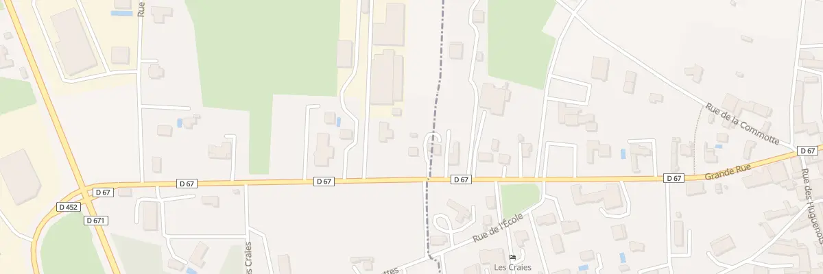 Plan de Ham de Bellevue à Polisot