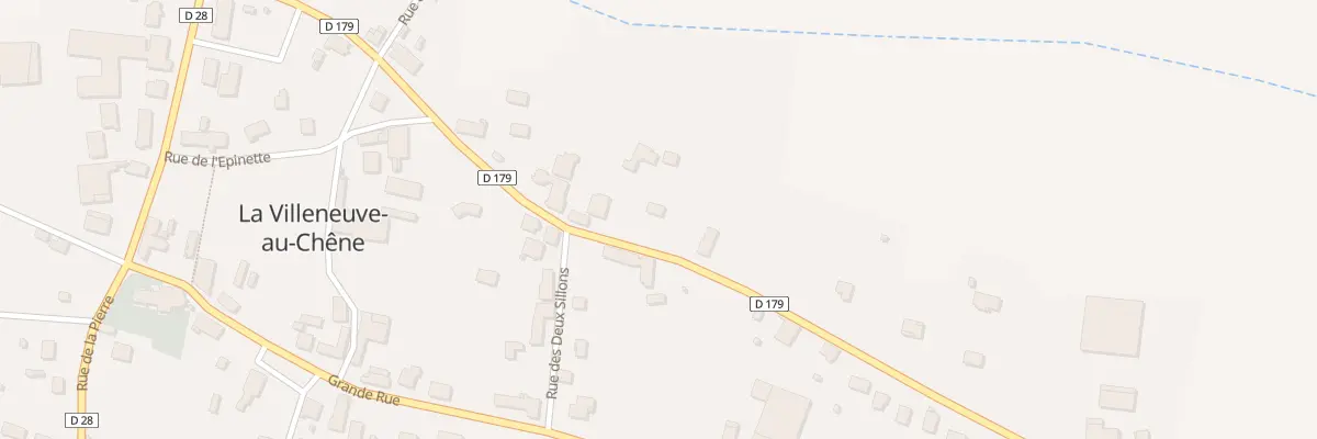 Plan du 19 Rue aux Chêvres à La Villeneuve-au-Chêne