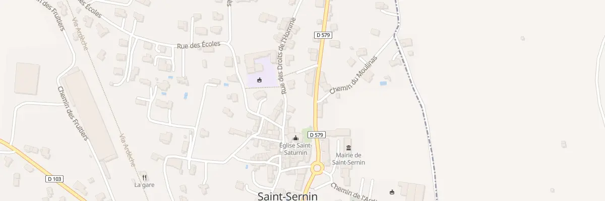 Plan du 5104 La Crotte à Saint-Sernin