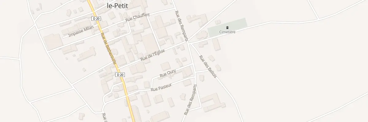 Plan du 9 Rue des Remparts à Saint-Hilaire-le-Petit