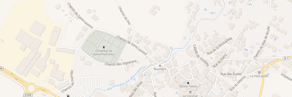 Plan du 80 Che de Saint Laurent à Vallon-Pont-d’Arc