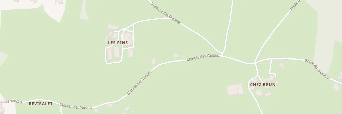 Plan du 5083 Les Pins à Cublize