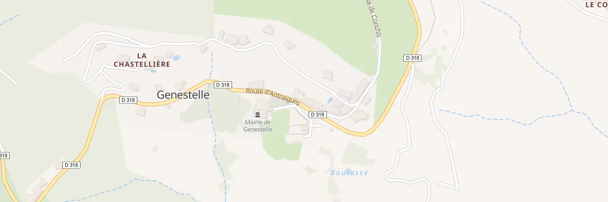 Plan du 5063B Genestelle à Genestelle
