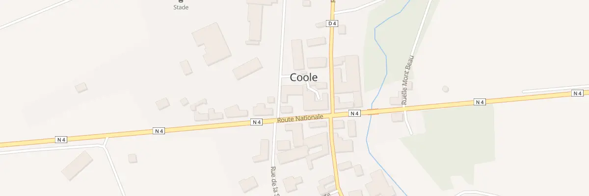 Plan du 1 Rue des Evadés à Coole
