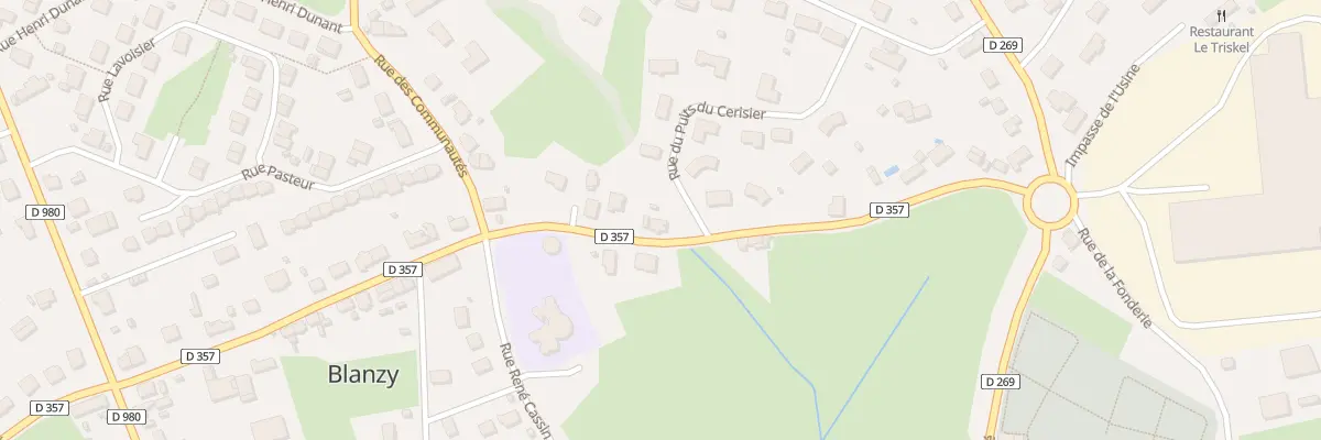 Plan du 23 Rue de la Charbonnière à Blanzy