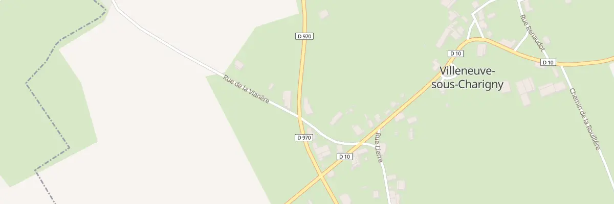 Plan du 2 Rte de Semur à Villeneuve-sous-Charigny