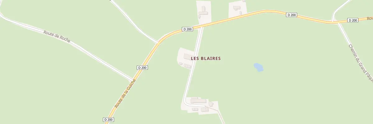Plan du 5109 Les Blaires à Mornay
