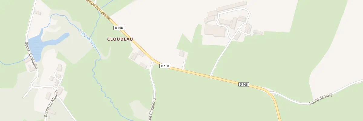 Plan du 3373 Rte de Dompierre à Ozolles
