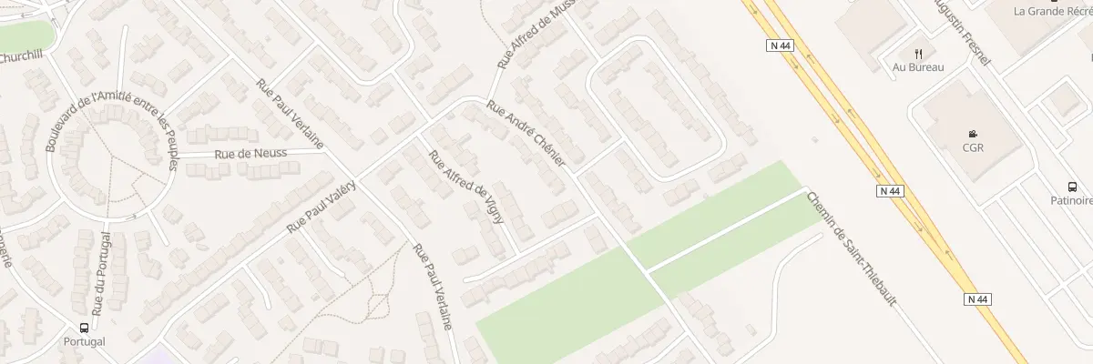 Plan du 22 Rue André Chénier à Châlons-en-Champagne