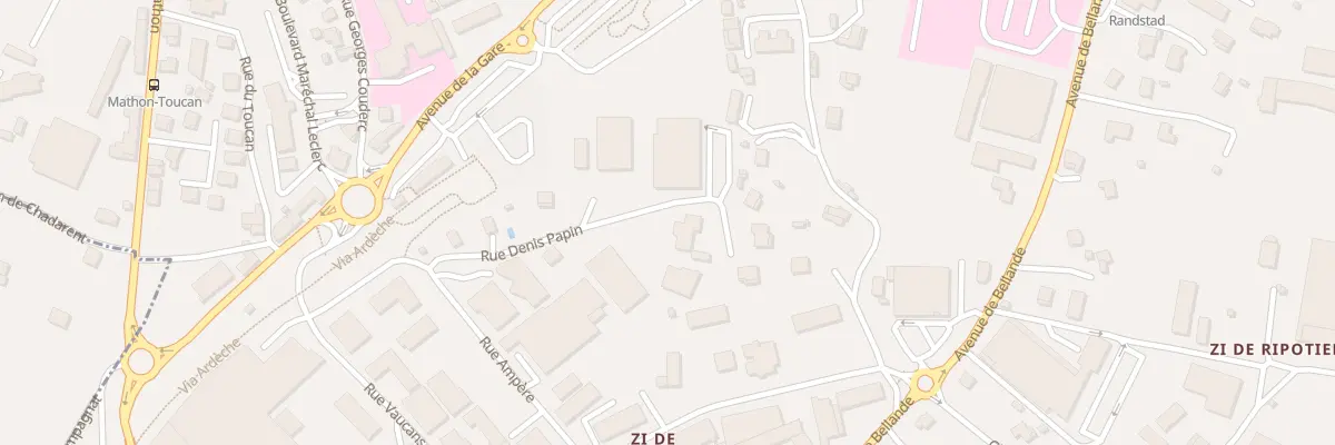 Plan du 5949 Rue Denis Papin à Aubenas