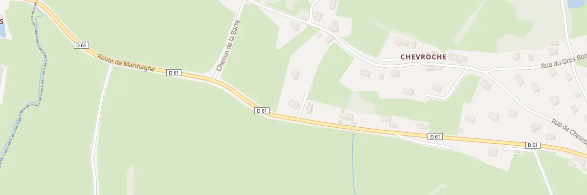 Plan du 2977 Rte de Marmagne à Saint-Sernin-du-Bois