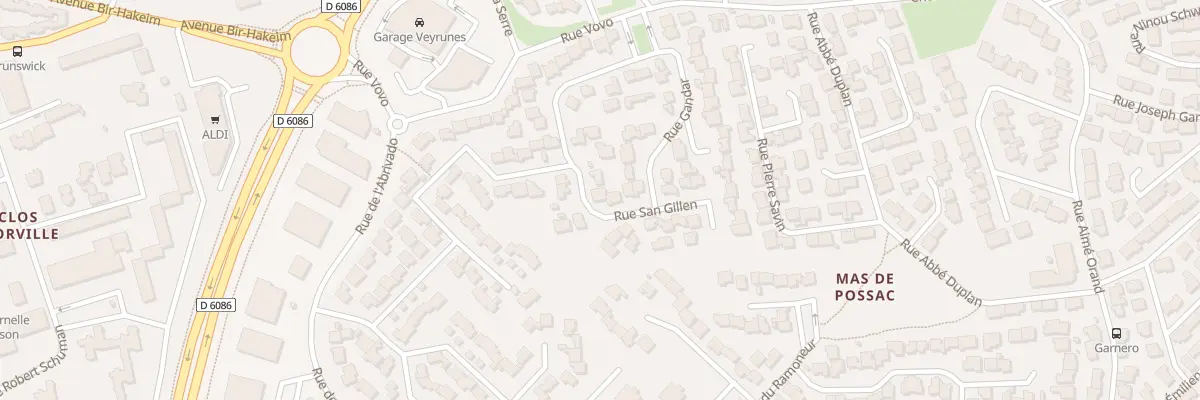 Plan du 23 Rue San Gillen à Nîmes