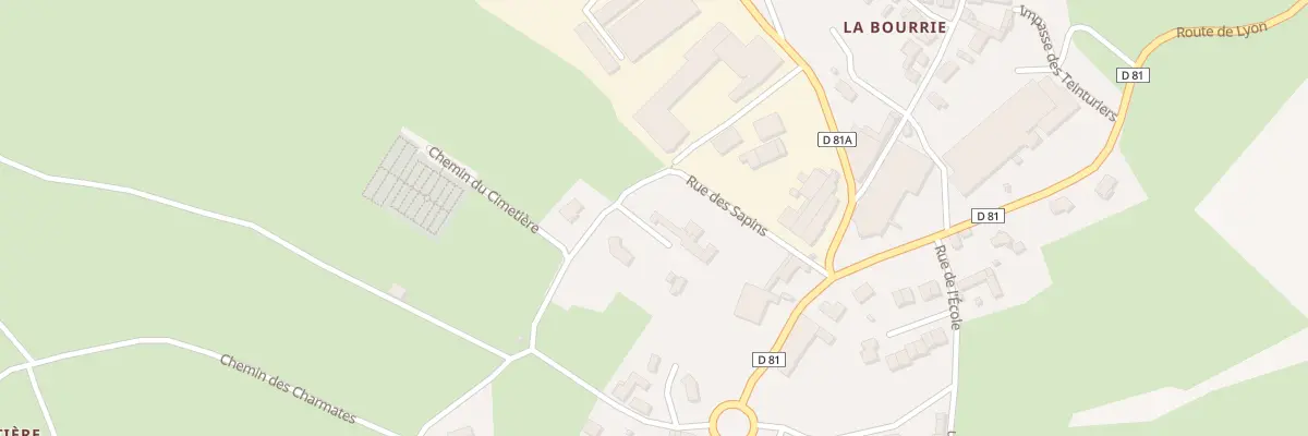 Plan du 5120 Rue des Sapins à Haute-Rivoire