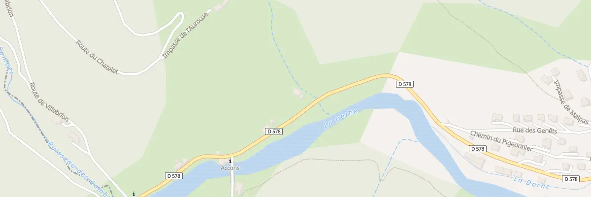 Plan du 1300 Rte de Vals-les-bains à Accons