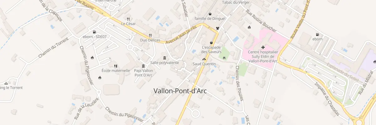 Plan du 91F Le Village à Vallon-Pont-d’Arc