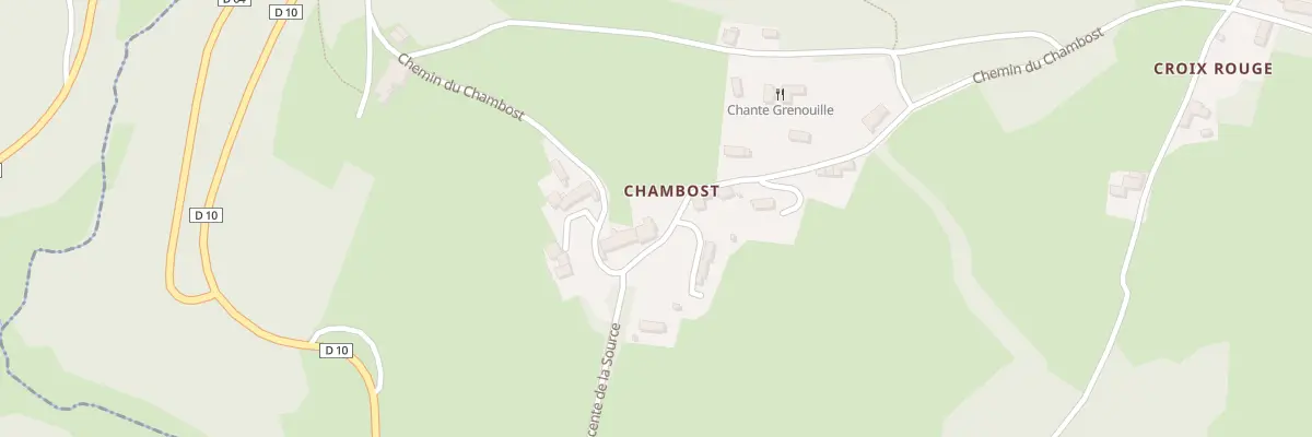 Plan du 546 Che du Chambost à Ranchal