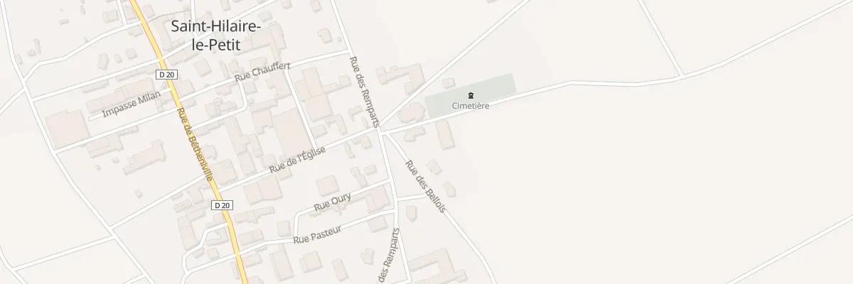 Plan du 28 Rue des Bellois à Saint-Hilaire-le-Petit