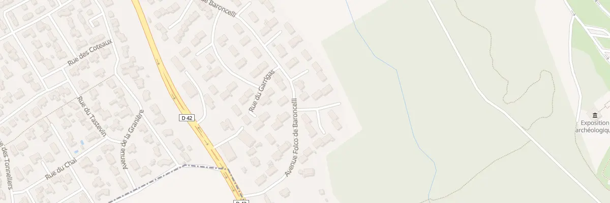Plan du 1 Rue de Mirmand à Caissargues