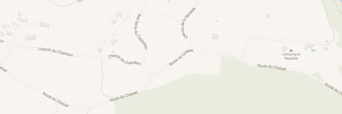 Plan du Chambon à Salavas