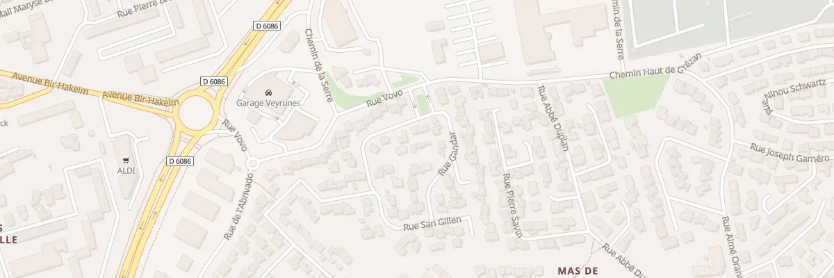 Plan du 3 Rue San Gillen à Nîmes