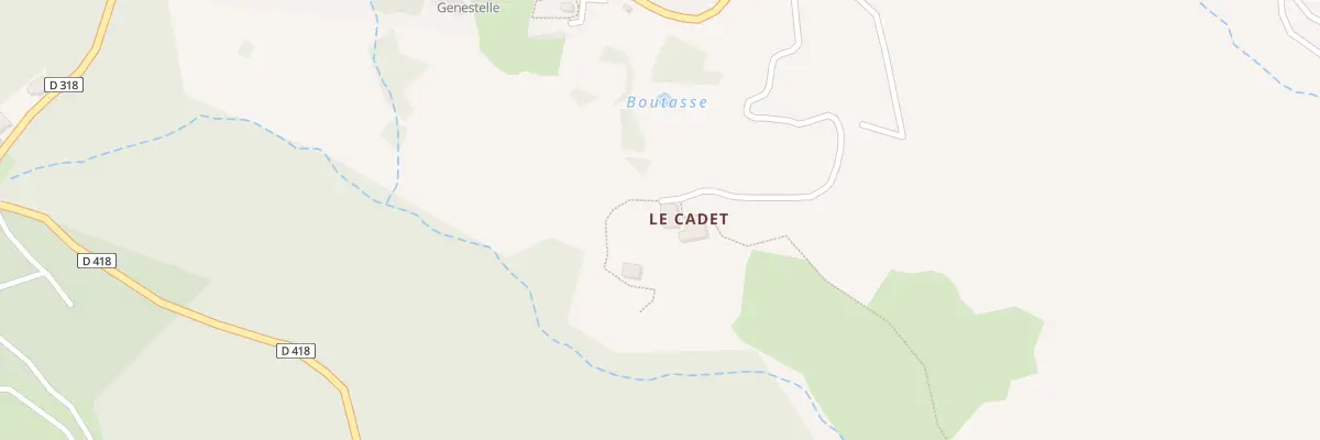 Plan du 5067 Mas de Sagnes à Genestelle